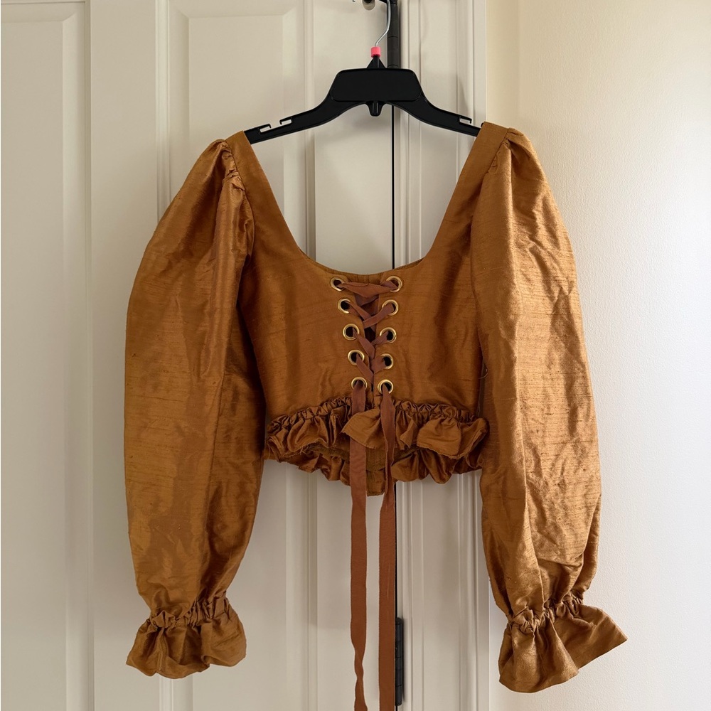Louise New York Gold Sophia Corset Top - Picture 5 of 9
